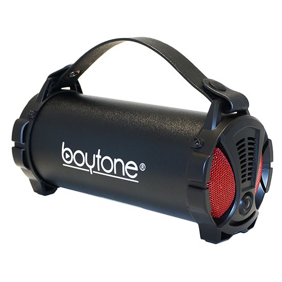 Boytone BT-38RD Portable Bluetooth Indoor/Outdoor Speaker 2.1 Hi-Fi Cylinder Loud Speaker with Built-in 2x3 Sub
